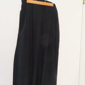 Women's Willow Ridge Black Elastic Waist w belt loops 2 pockets Size 12p